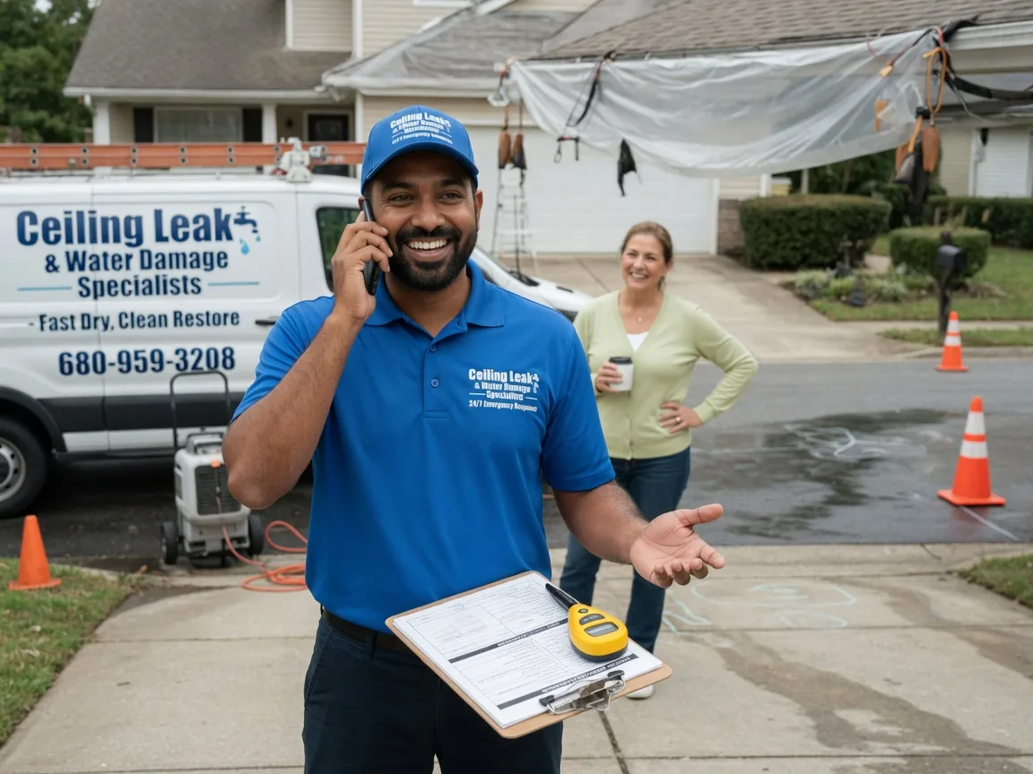 Ceiling Leak Cleanup Shamrock, OK FAQs